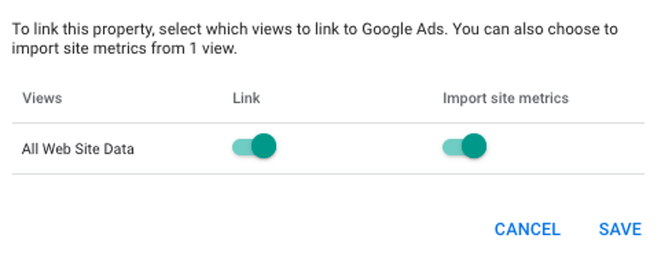 串連Google Ads和Google Analytics