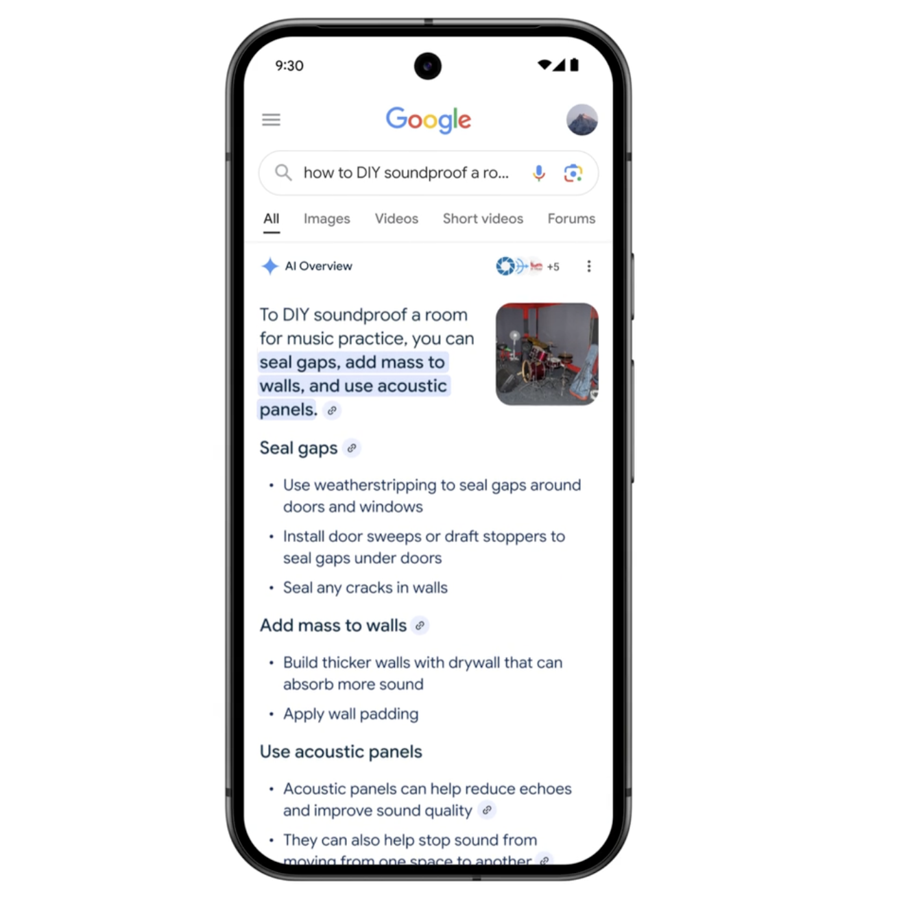 Ai overview 版面