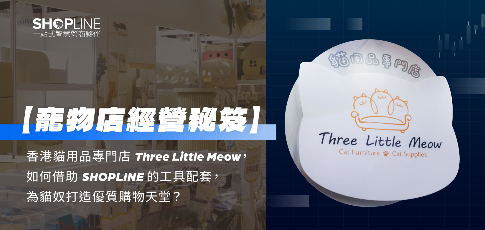 Three Little Meow 如何借助SHOPLINE的工具配套,為貓奴打造優質購物天堂?